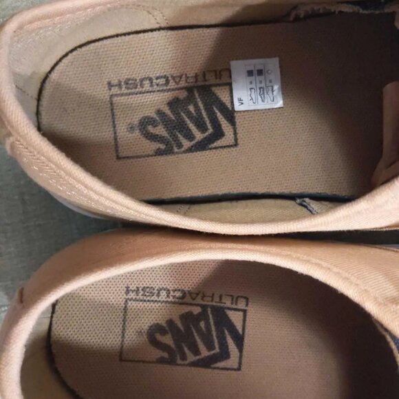 Vans Men's Denim Beige Canvas Shoes - Size 9.5 - Picture 3 of 6